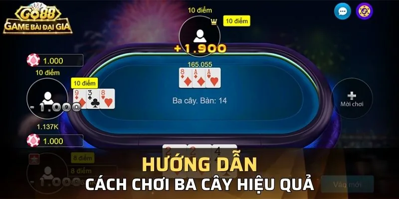 Cách Chơi Ba Cây Tại Go88 – Bí Kíp Dành Cho Người Mới Chơi